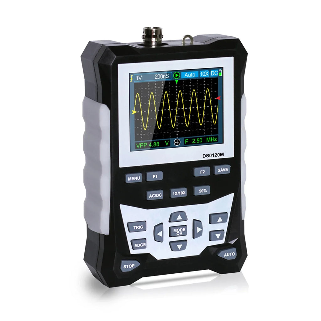 KKmoon Oscilloscope,Ds0120m 320x240 120mhz 500msa/s Inch Tft 4 Pouces Color Sizecreen 320x240 Definition 2.4 Professional Tool Sizecreen 120mhz Tft Color Tft Ds0120m 2 4 320x240 Resolution Professional