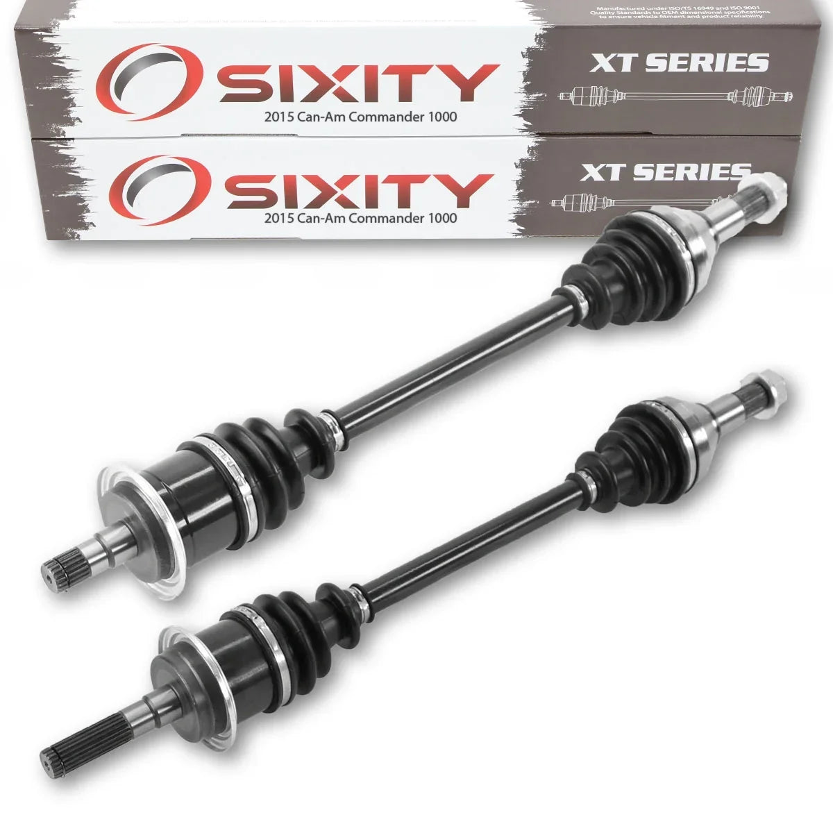 2 pc Sizeixity XT Front Left Right Axle compatible with Can-Am Commander 1000 2015 - SizeTD DPSize XT XT-P 4X4