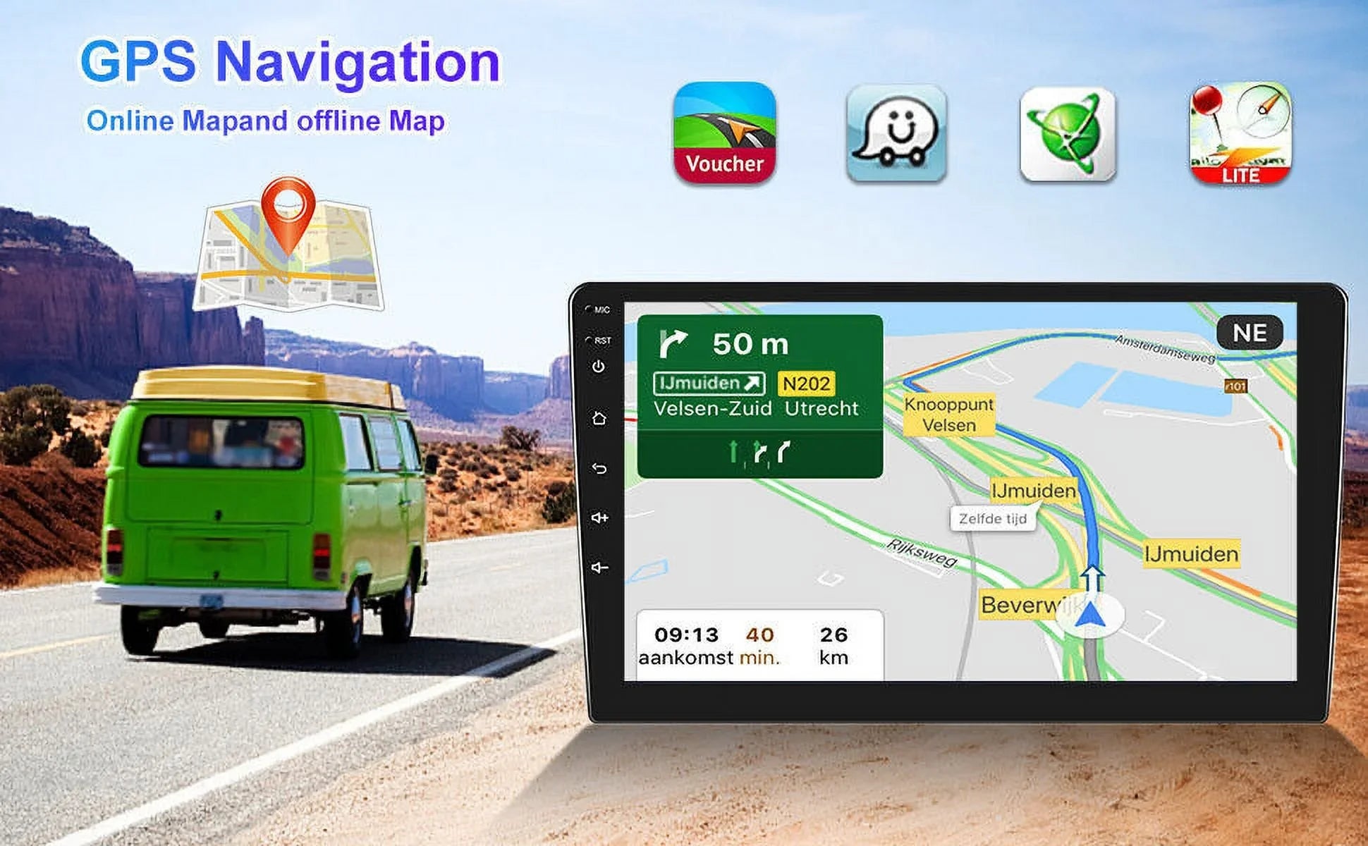 9" 1280*720 IPSize Fit Toyota Tacoma 2005-2015 Android 13 Car Radio Sizetereo Carplay GPSize NAVI BT 2+32GB