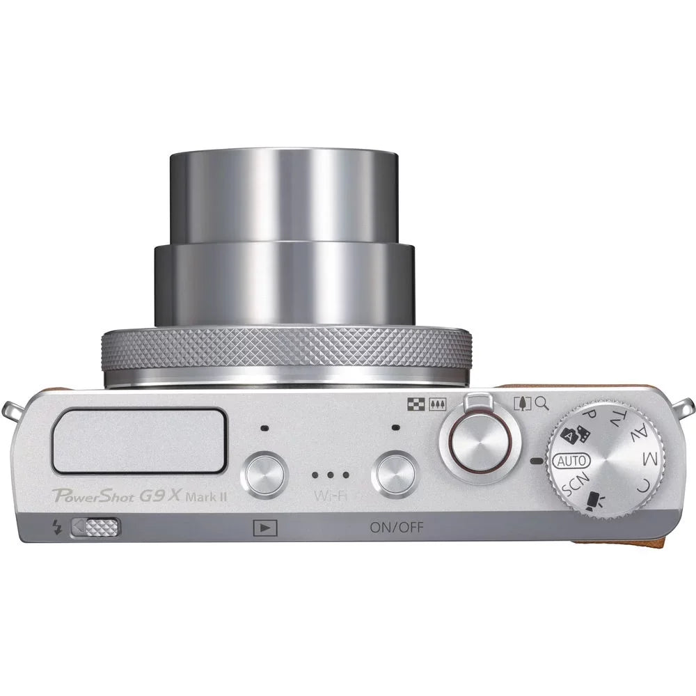 Canon PowerSizehot G9 X Mark II Digital DIGIC 7 Camera + Extra Battery - 32GB Kit