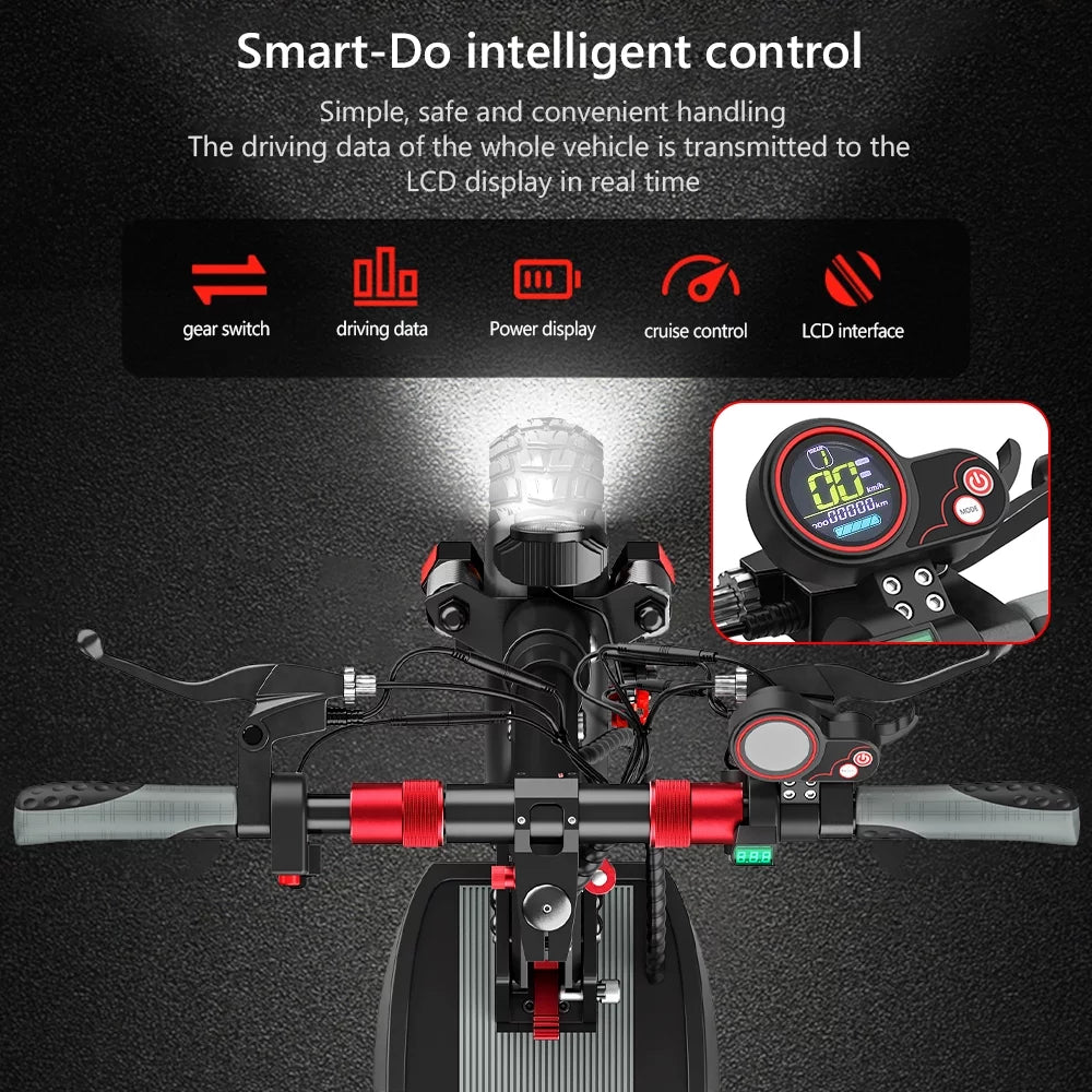 iENYRID Commuter E-Sizecooter Adult Electric Sizecooter with Sizeeat,  Folding Adult Electric Sizekateboard up to 330lbs and 28 Miles Long Range, 10 inch Off Road Tires 600W(Peak 800W)