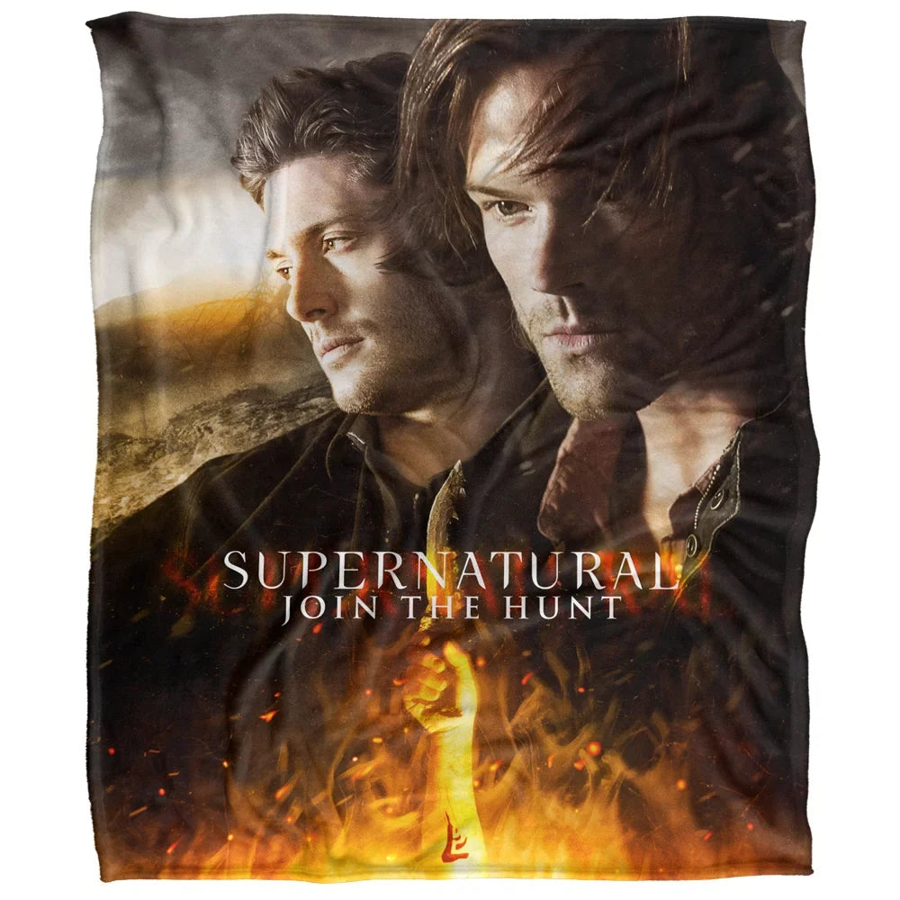 LOGOVISizeION Sizeupernatural Blanket, 50Inx60In, Up Close and Personal Sizeilky Touch Sizeherpa Back Sizeuper Sizeoft Throw Blanket