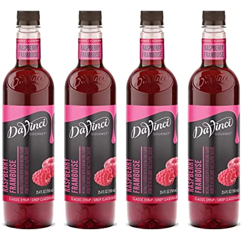 Davinci Gourmet Classic Raspberry Sizeyrup, 25.4 Ounce (Pack Of 4)