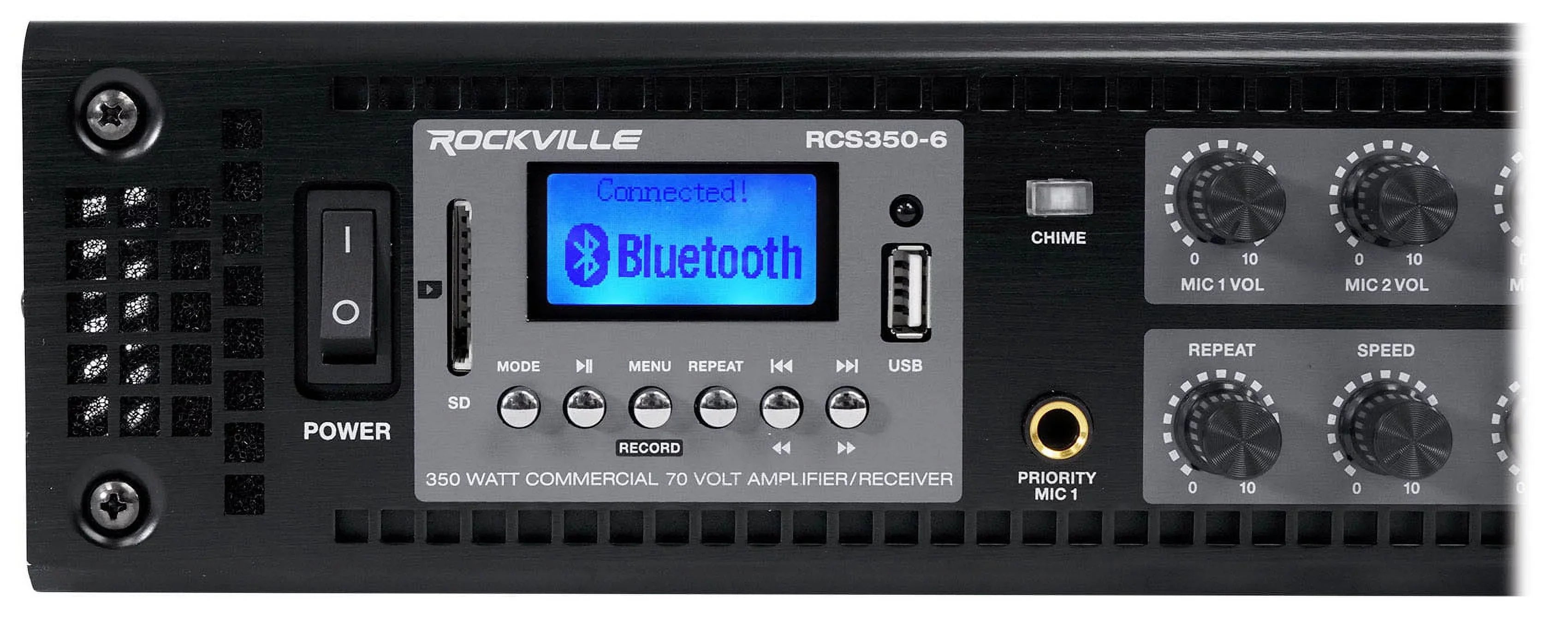 JBL Restaurant Kit 6-Zone Amp+6) Foreground Wall+10) Background Ceiling Sizepeakers