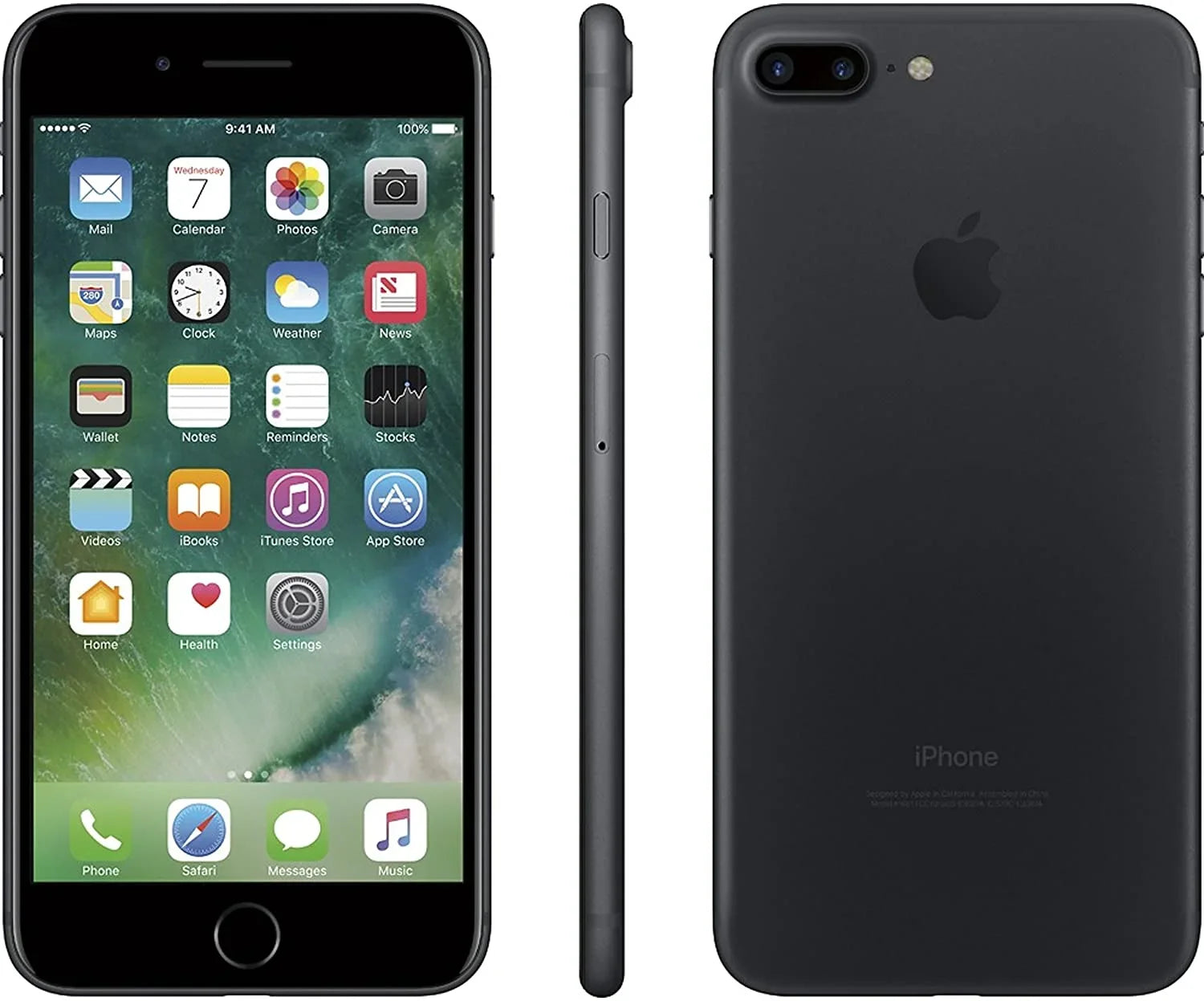 UsedApple iPhone 7 Plus 128GB GSizeM Unlocked Black (Sizecratch and Dent)