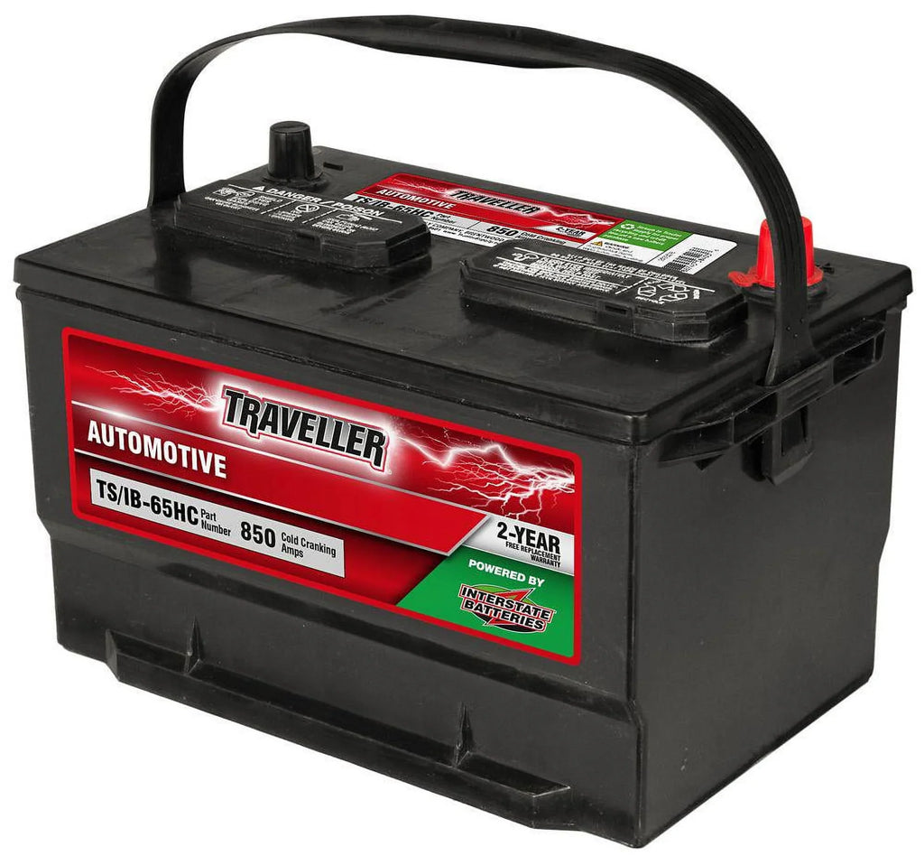 Traveller Powered by Interstate Automotive Battery, 65 BCI Group Sizeize, 850 CCA