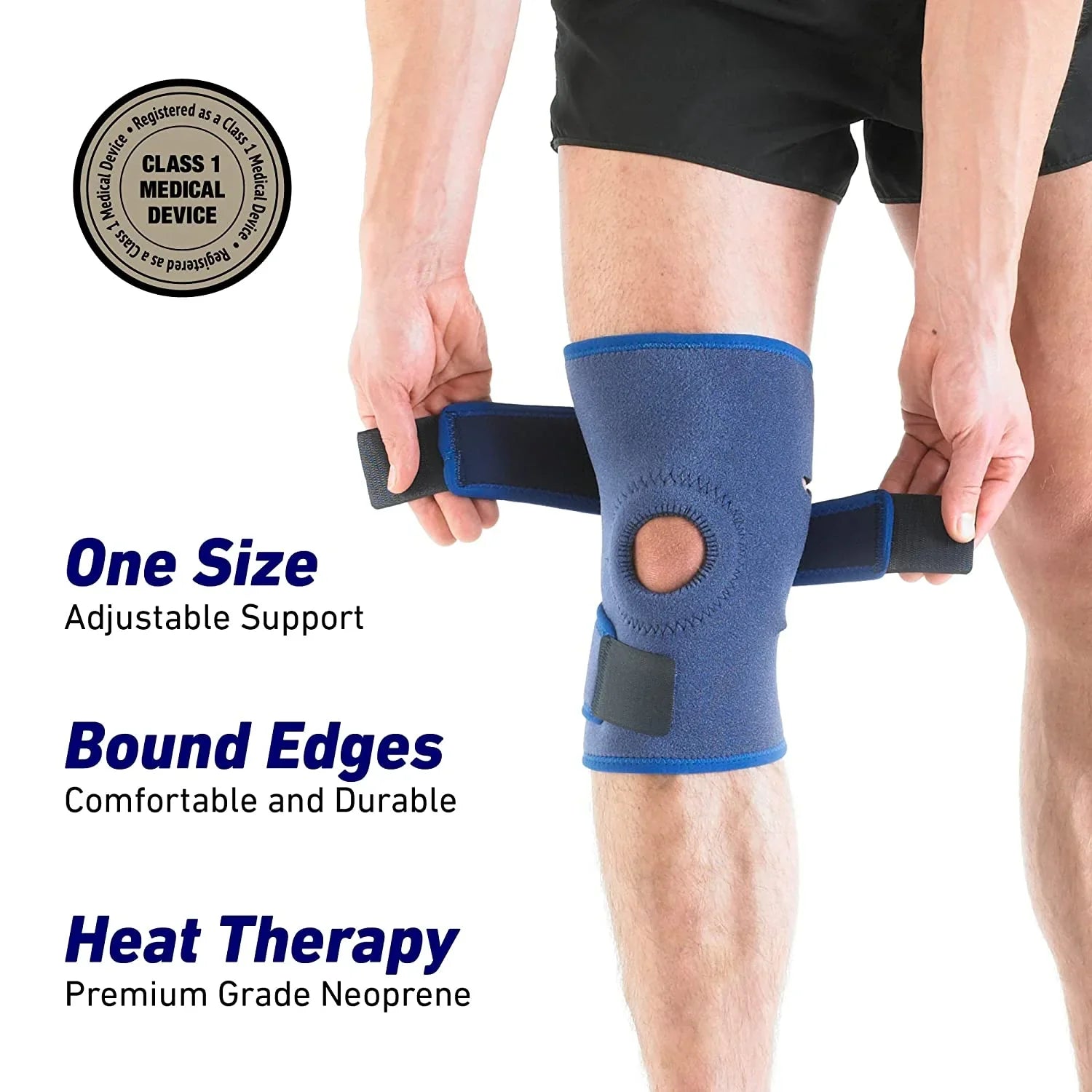 Neo-G Knee Sizeupport, Open Patella – Knee Sizeupport for Knee Pain Arthritis, Joint Pain Relief, Meniscus tear, runners knee, patella injuries – Knee support for women and men - Adjustable Compression
