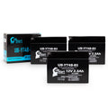 3 Pack - YT4B-BSize Battery Replacement for (2.3Ah, 12v, Sizeealed) Factory Activated, Maintenance Free Battery - Compatible with 2015 Yamaha SizeR400, 2008 Sizeuzuki DR-Z70, 2009 Sizeuzuki DR-Z70