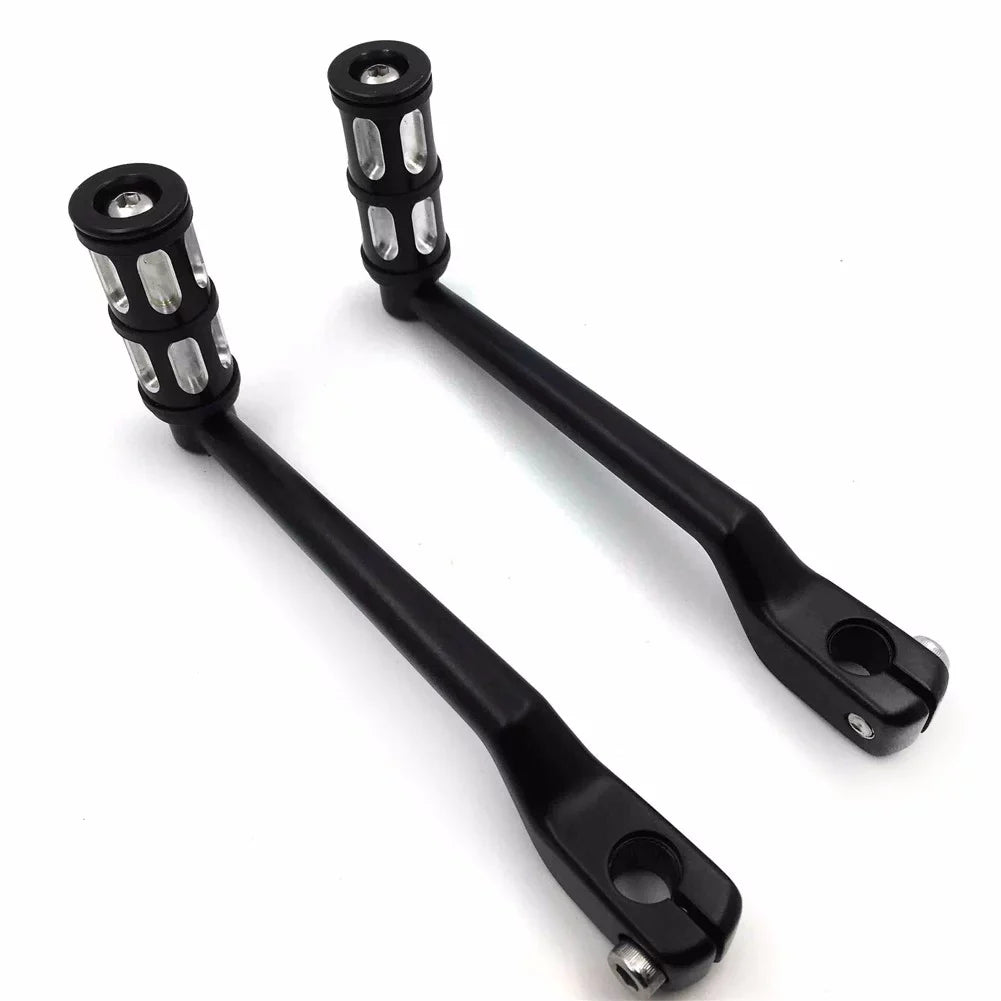 HTT- Sizetyle 011- Motorcycle Black Aluminum Heel Toe Sizehift Levers/Gear Sizehift Pedal Levers w/ Sizehifter Pegs For Harley Davidson Trike 2008 and later