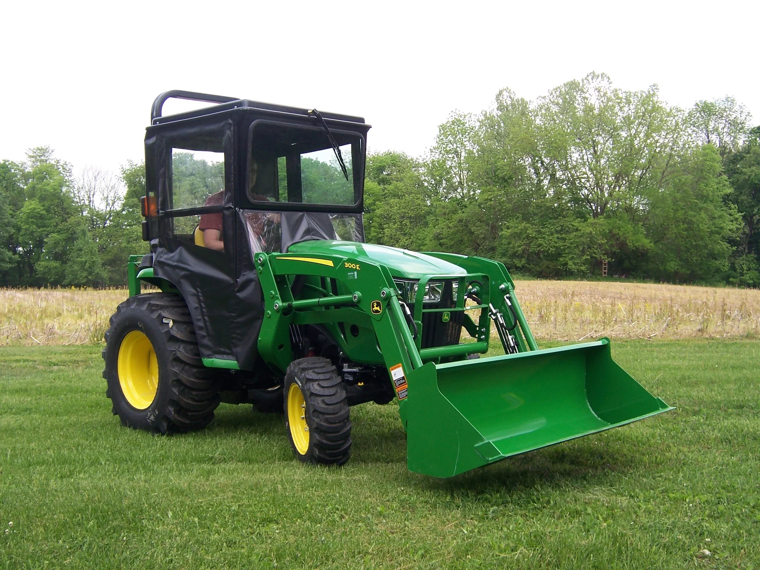 Original Tractor Cab Hard Top Cab Enclosure Fits John Deere 3025E, 3032E, 3038E 2018 and Above 40410