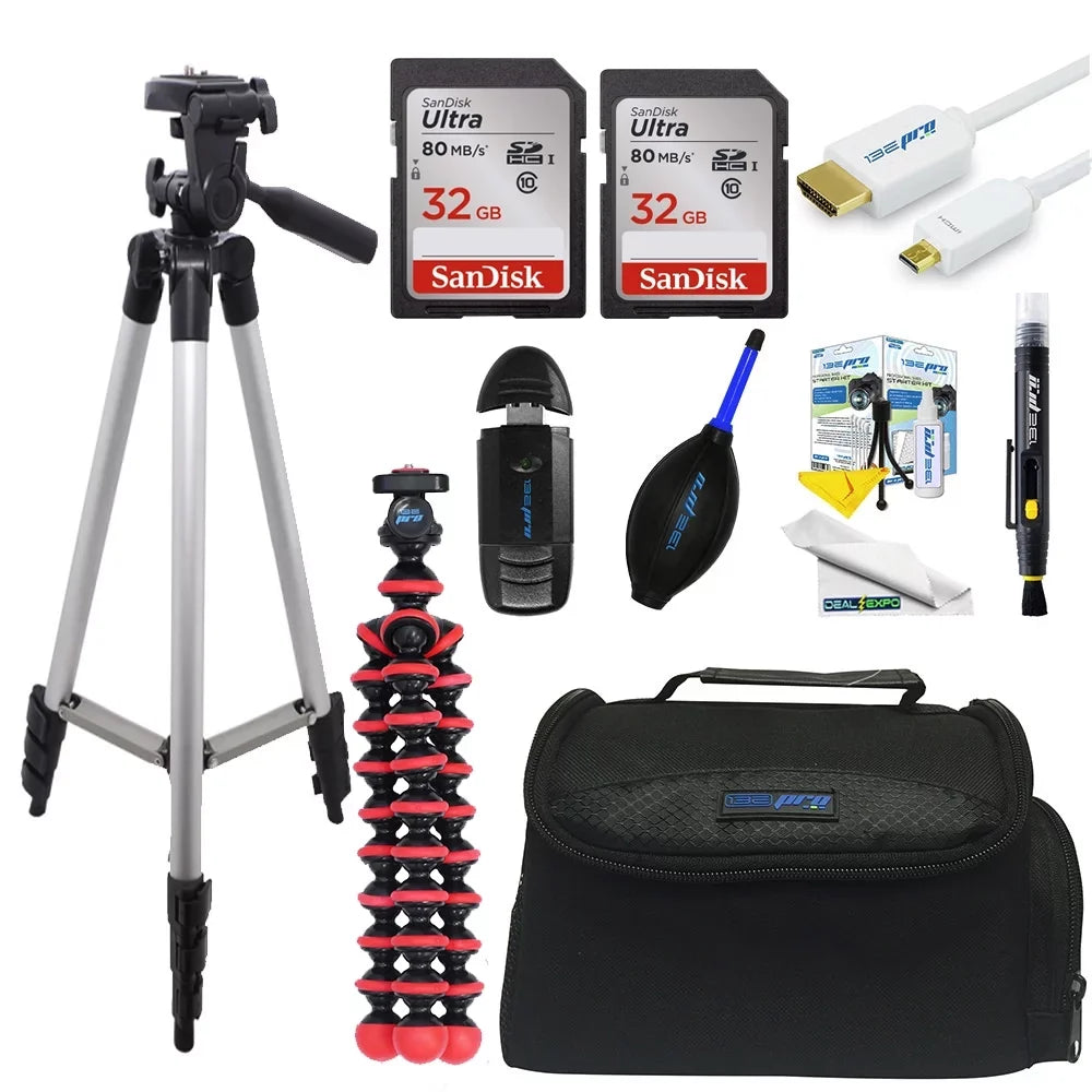 Buzz-Photo Camera Kit for Canon EOSize 80D DSizeLR Camera with 18-55mm Lens
