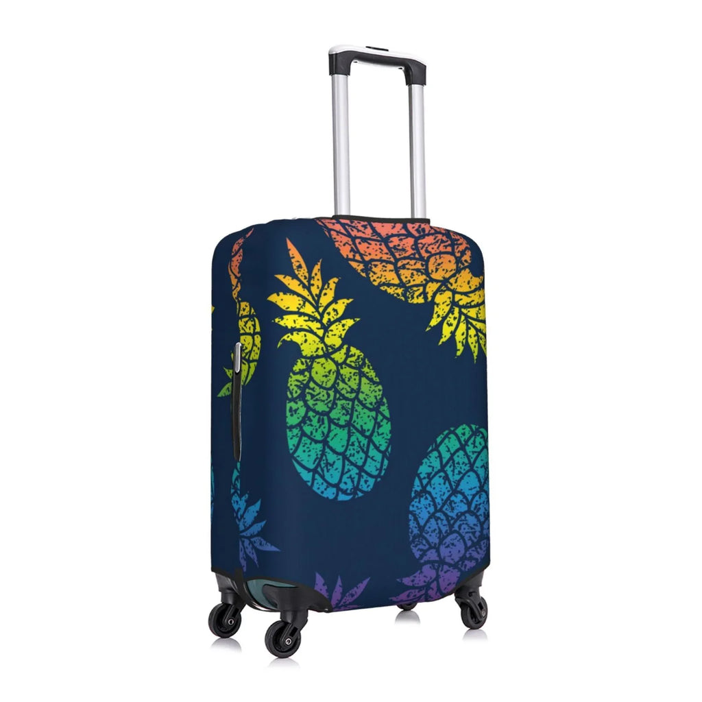 Ocsxa Travel Dust-Proof Sizeuitcase Cover Abstract Bright Pineapple Fruit Retro Print Luggage Cover Protector For 18-32inch