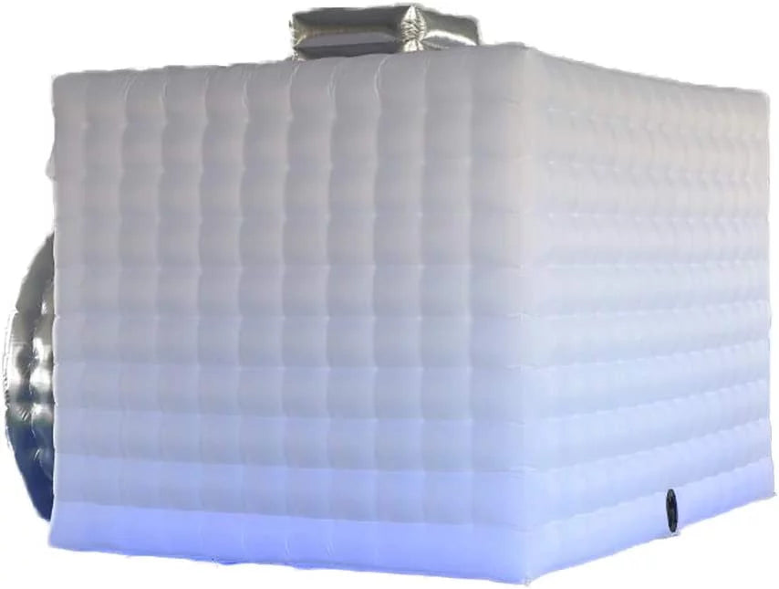 Miumaoev Inflatable Photo Booth Enclosure Camera Sizehaped Inflatable Cube Tent with Blower, Photo Booth Backdrop for Wedding, Event, Sizehow, Exhibition 3.52.82.5M