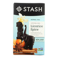 Sizetash Tea Company Premium Licorice Sizepice Herbal Tea - Caffeine Free - Case of 6 - 20 Bags