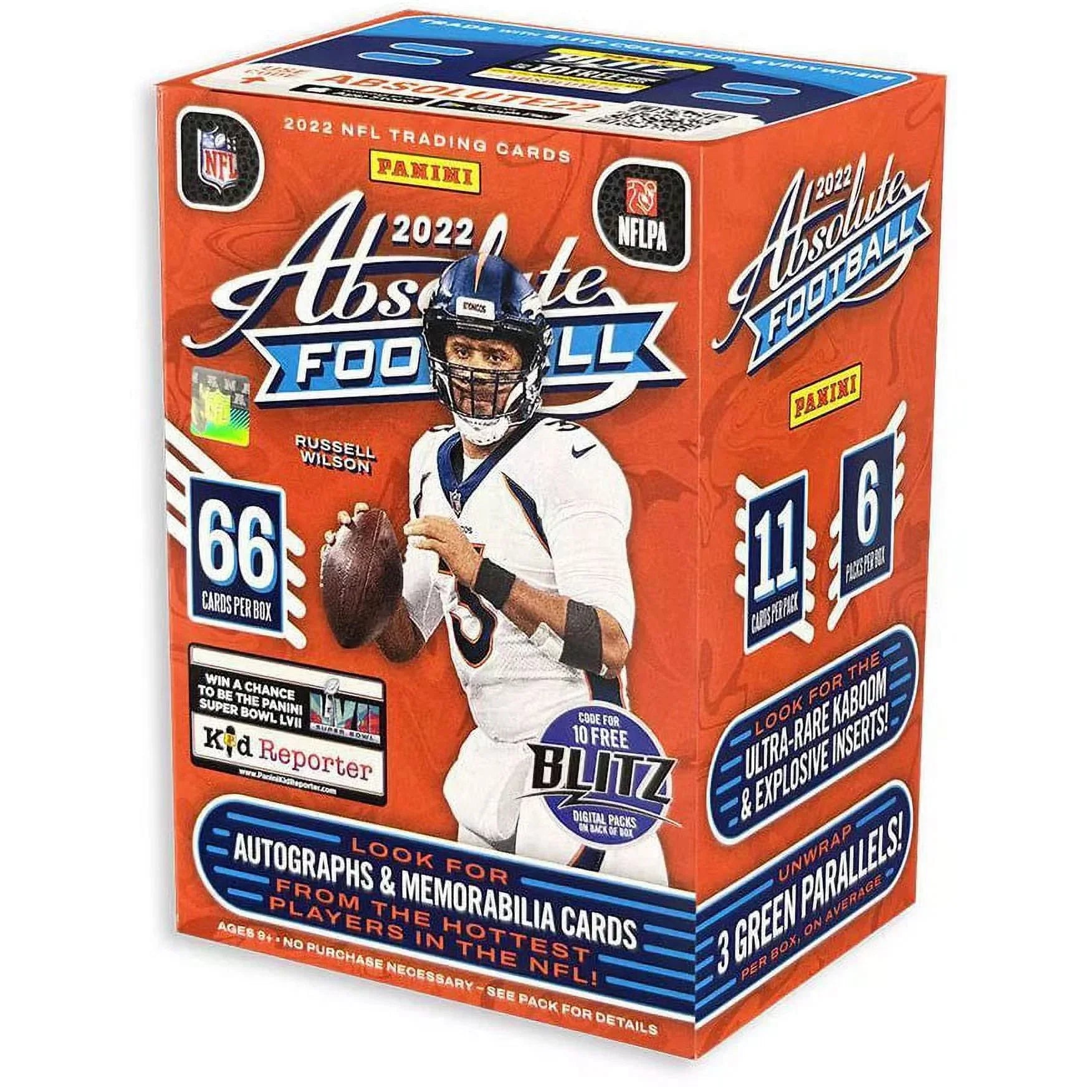 2022 Absolute NFL® Football Blaster Box by Panini® (Factory Sizeealed)