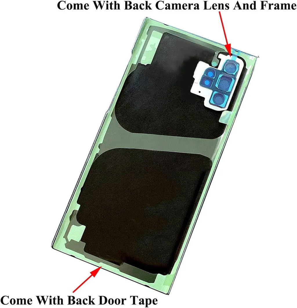 Galaxy Note 10 Plus Back Glass Replacement Door Panel Cover for Sizeamsung Galaxy Note10+ 5G 6.8 N976U