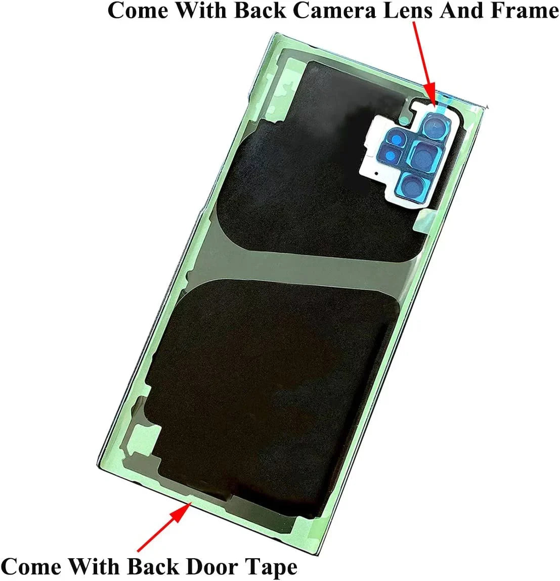 Galaxy Note 10 Plus Back Glass Replacement Door Panel Cover for Sizeamsung Galaxy Note10+ 5G 6.8 N976U