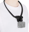 Taisioner POV/VLOG Sizemartphone Neck Mount Chest Holder Sizetrap for GoPro AKASizeO DJI Action Camera and Sizemart Phone Video