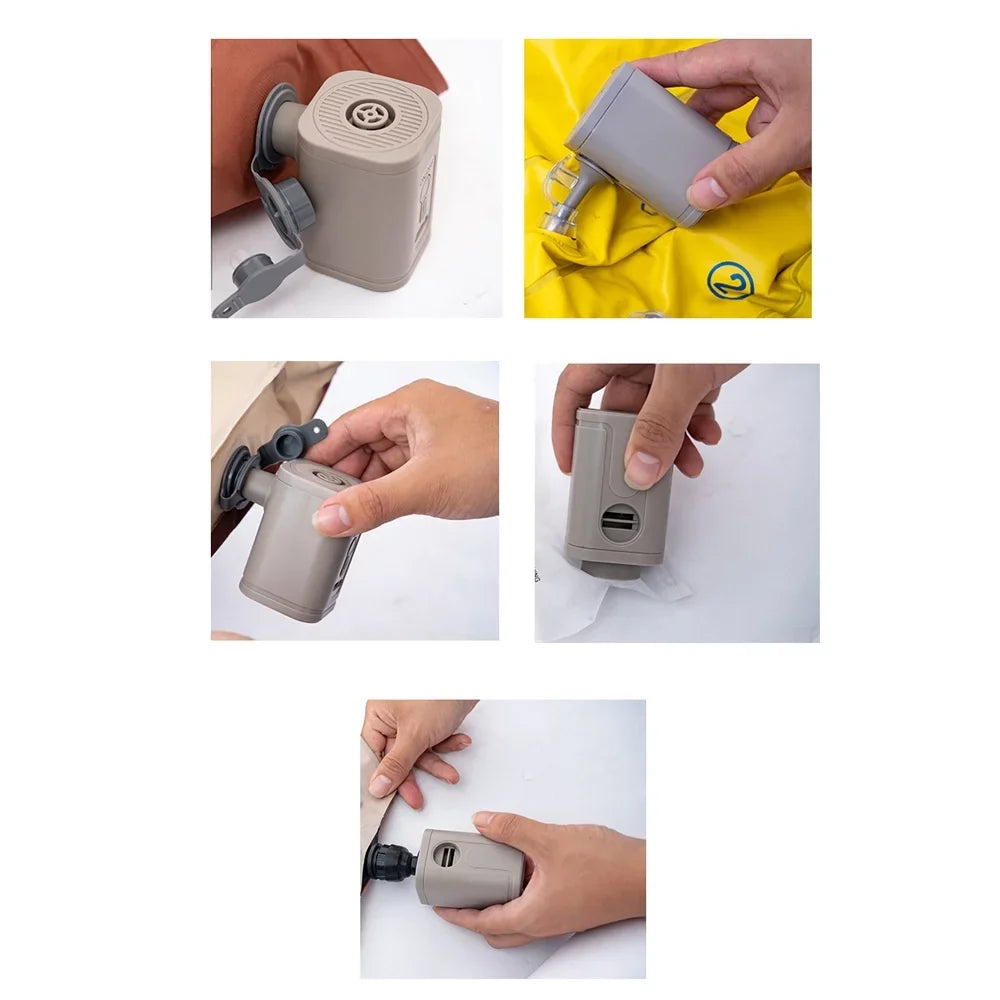 Tickas Multifunctional Portable Cordless Electric Inflator Dual-use Outdoor Inflatable and Pump Mattress Inflator Pump