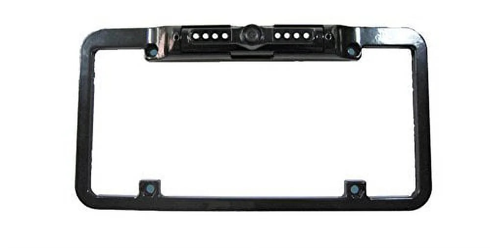 Boyo VTL300IRTJ Full Frame License Plate Camera with Night Vision & Trajectory Parking Lines - Black