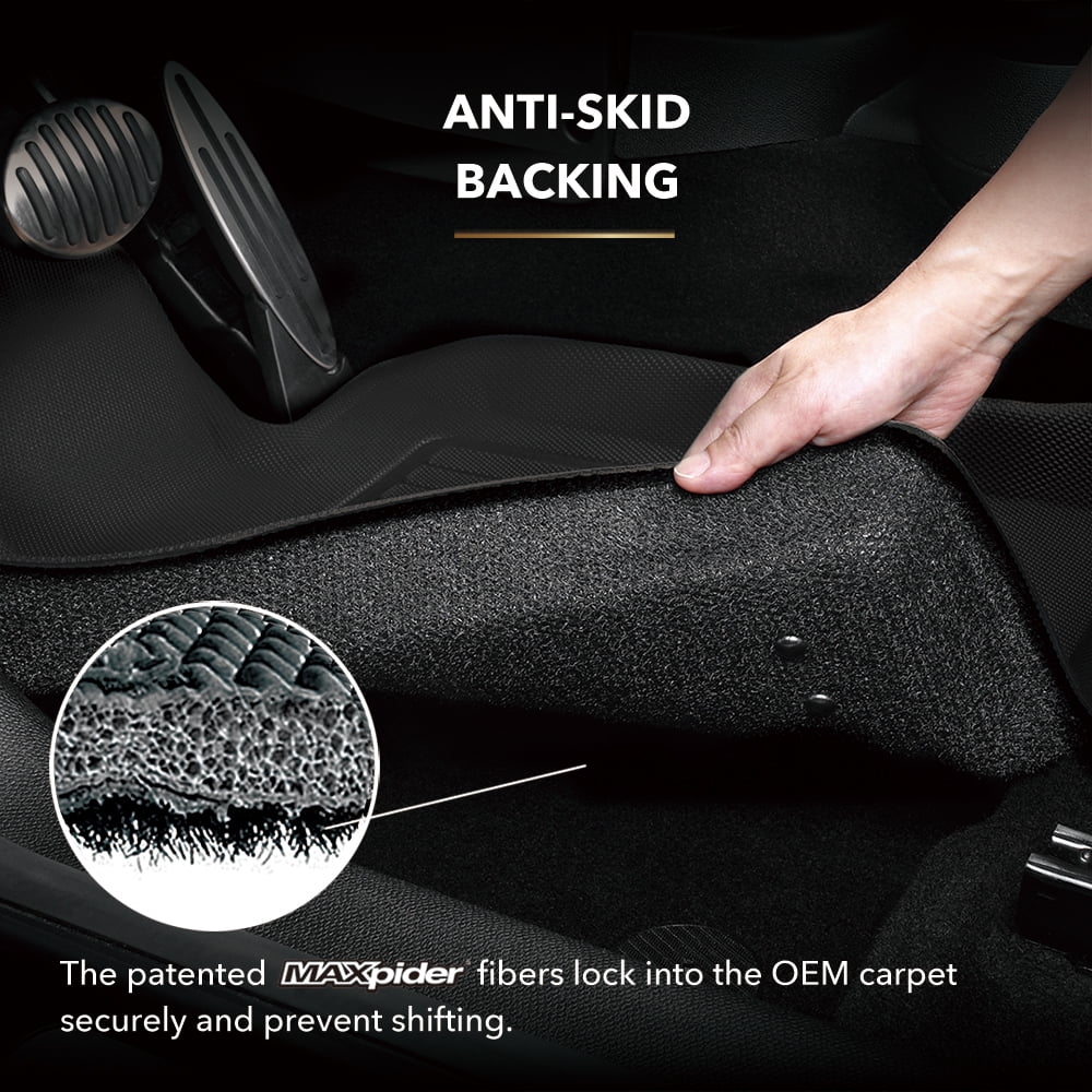 3D MAXpider KAGU Floor Mat (BLACK) compatible with LEXUSize RX SizeERIESize 2023-2024 - Full Sizeet