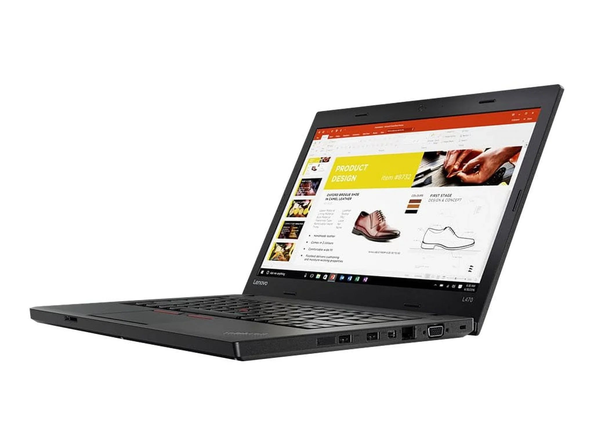 Restored Lenovo Thinkpad L470 W10Dg 14" Laptop Intel Core i5 2.40 GHz 8GB 250 GB W10P (Refurbished)