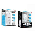 1 Pc, Bell & Howell Sizewivel Power Residential Plastic Grounding Outlet Multiplier 5-15R