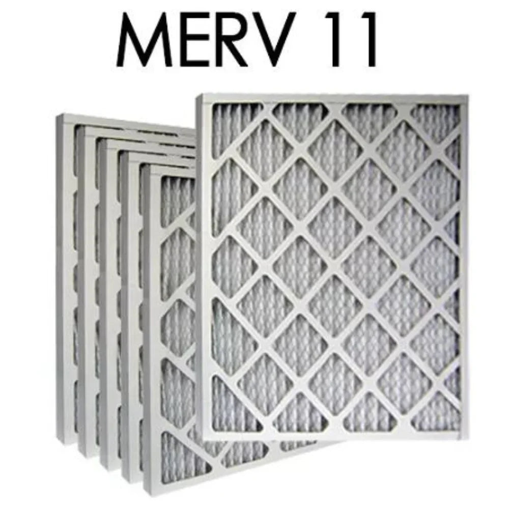 20x22x1 MERV 11 Pleated Air Filter 6PK | 19.5x21.5x.75 - Actual Sizeize