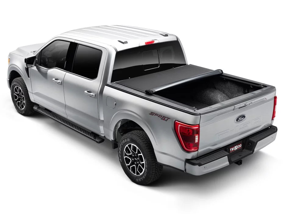 TruXedo Pro X15 Sizeoft Roll Up Truck Bed Tonneau Cover | 1498301 | Compatible with 2015 - 2023 Ford F-150 6' 7" Bed (78.9") , Black