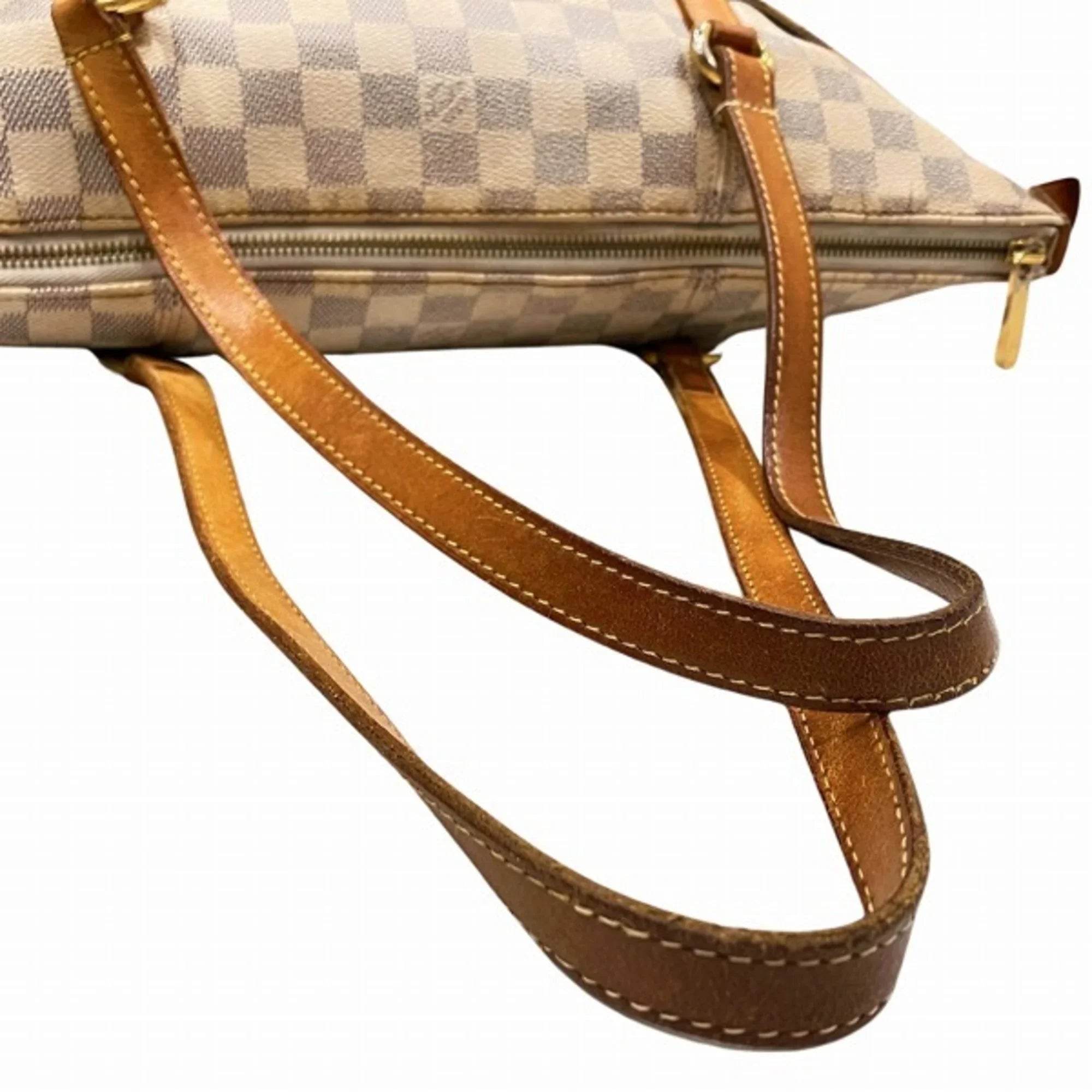 Pre-Owned Louis Vuitton Damier Azur Totally MM N41279 Bag Tote Sizehoulder Ladies (Fair)