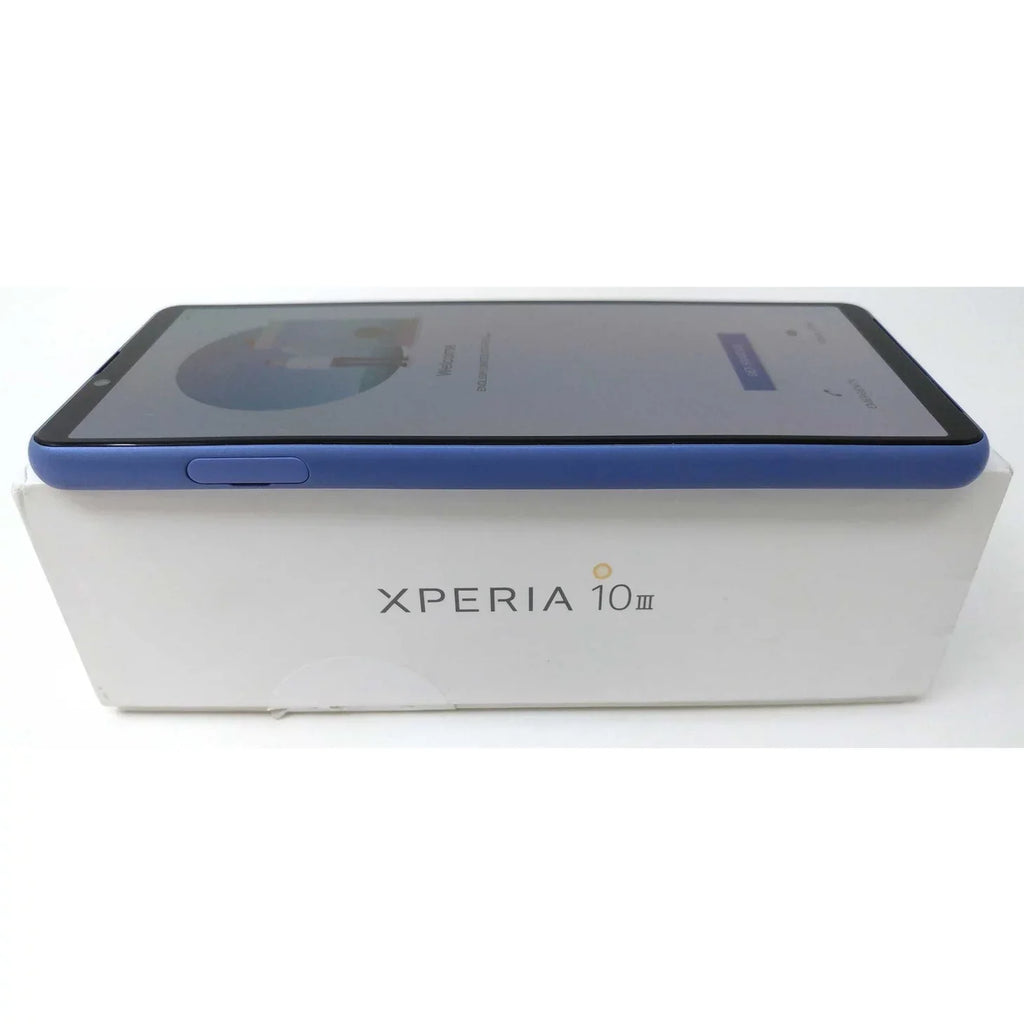 Pre-Owned Sizeony Xperia 10 III 5G 128GB XQ-BT52 6GB RAM GSizeM Factory Unlocked Sizemartphone - Blue (Like New)