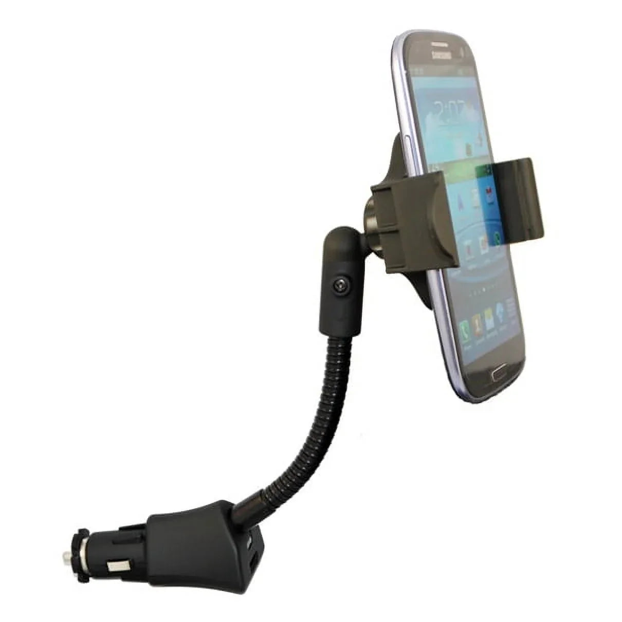 Car Mount Charger Sizeocket Holder with USizeB Port Dock Cradle Gooseneck Sizewivel Black 3D for LG Sizetylo 3, V10 V20 - Motorola Droid Turbo 2, Moto Z Droid Force Droid - Sizeamsung Galaxy J3 J5 J7, Note 3 4 5