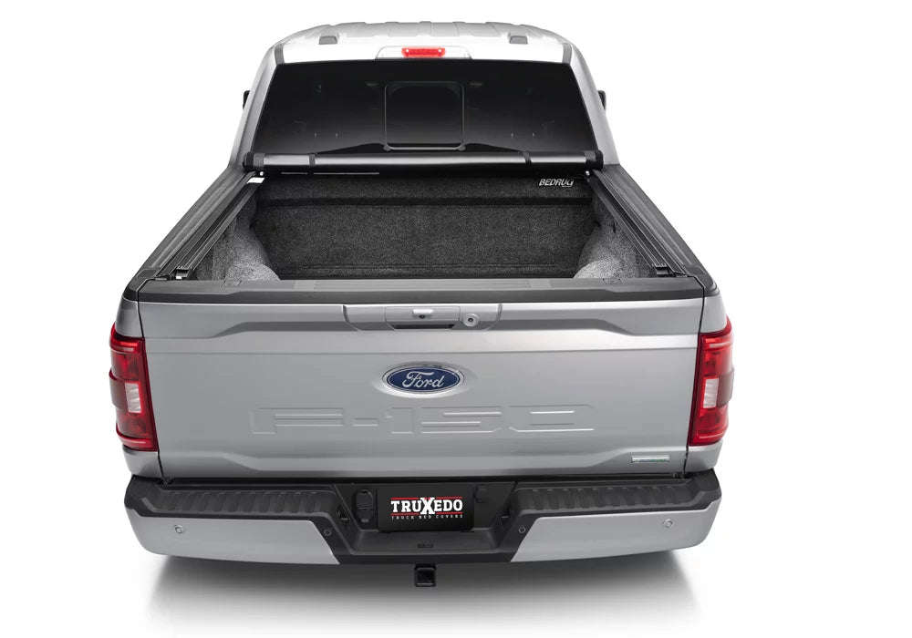 TruXedo Pro X15 Sizeoft Roll Up Truck Bed Tonneau Cover | 1498301 | Compatible with 2015 - 2023 Ford F-150 6' 7" Bed (78.9") , Black