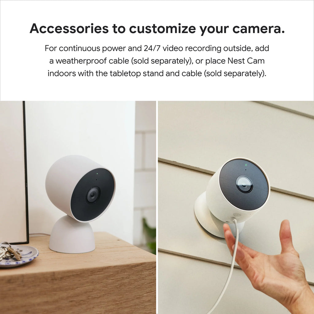 Nest Camera (outdoor or indoor, battery) 1pk Ivory