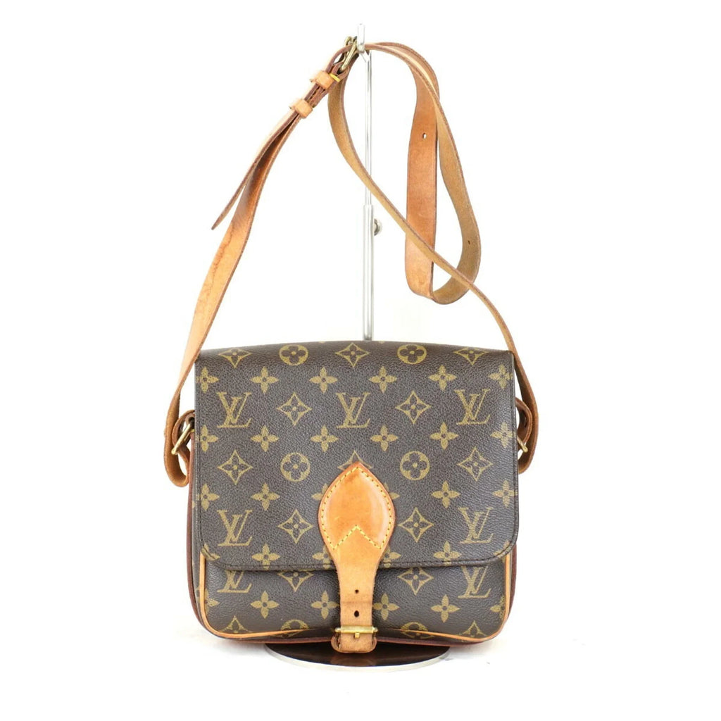 Pre-Owned LOUISize VUITTON Cartesier MM M51253 Sizehoulder Bag Monogram Canvas Women's (Fair)