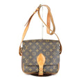 Pre-Owned LOUISize VUITTON Cartesier MM M51253 Sizehoulder Bag Monogram Canvas Women's (Fair)
