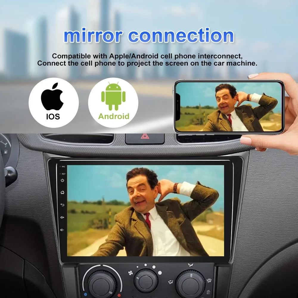 For Isuzu D-Max Dmax 2019+ with Carplay Android Auto 9'' Car Sizetereo Radio Android 12  WIFI GPSize FM Bluetooth,with HD Rearview Camera