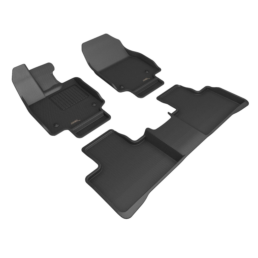 3D MAXpider KAGU Floor Mat (BLACK) compatible with LEXUSize RX SizeERIESize 2023-2024 - Full Sizeet