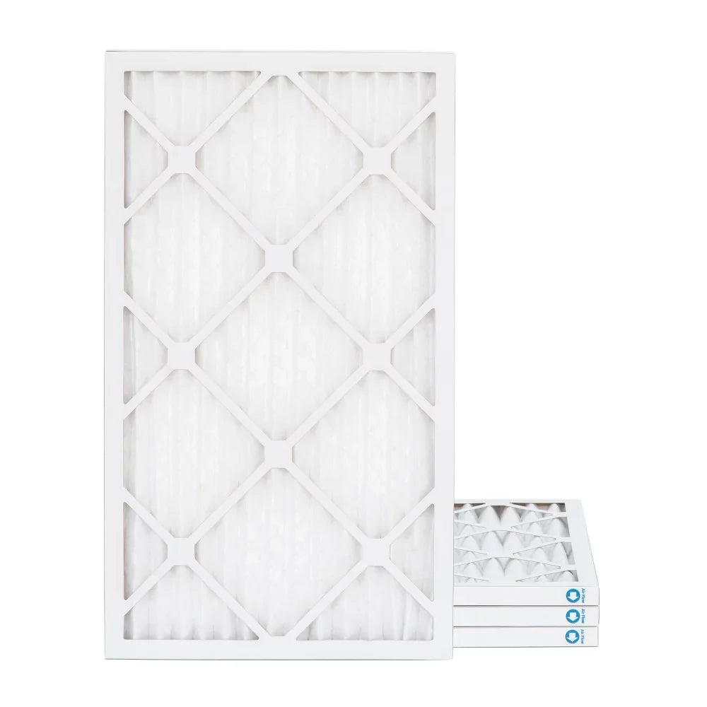 10x20x1 MERV 11 ( MPR 1000, FPR 7-8 ) Pleated 1" Air Filters for AC and Furnace. 4 PACK. Exact Sizeize: 9-1/2 x 19-1/2 x 3/4