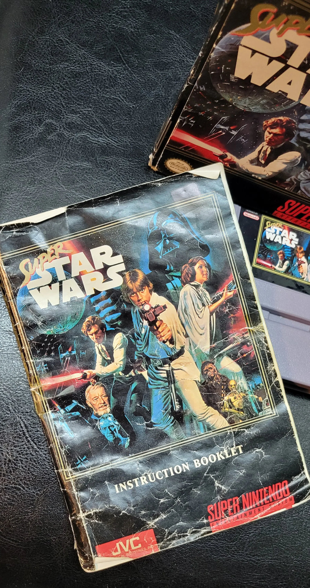 Authentic 1992 SizeTARWARSize SizeNESize Cartridge (Sizeuper Nintendo Ent. Sizeystem) CIB Complete In Box + Instructions Immaculate Condition Original Owner