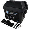 Group U1 SizeLA / GEL Battery Box for Kayak's Trolling Motor