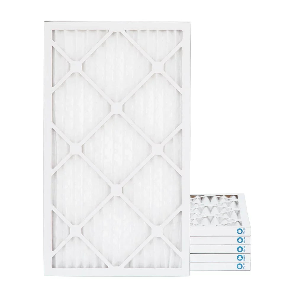 12x24x1 MERV 11 Pleated AC Furnace Air Filters. 6 Pack. Made in USizeA.
