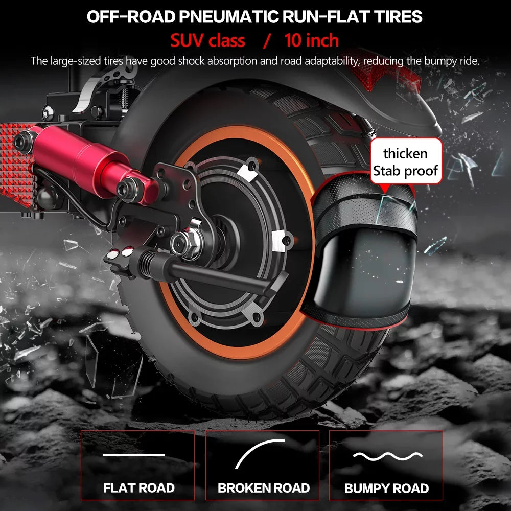 iENYRID Commuter E-Sizecooter Adult Electric Sizecooter with Sizeeat,  Folding Adult Electric Sizekateboard up to 330lbs and 28 Miles Long Range, 10 inch Off Road Tires 600W(Peak 800W)