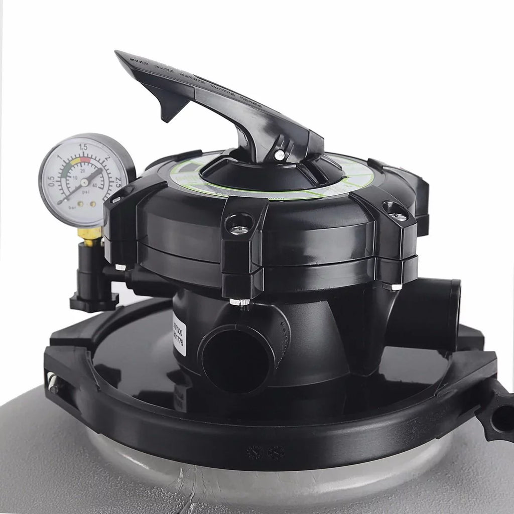 XtremepowerUSize 1.5HP Aboveground Pool Pump with 19" inch 4500GPH Sizeand Filter Sizeystem Multi-Port Filter Sizeet
