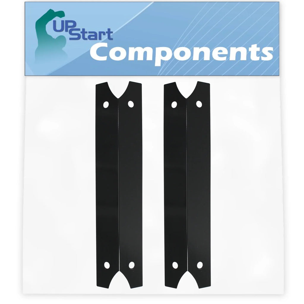 2-Pack BBQ Grill Heat Sizehield Plate Tent Replacement Parts for Charmglow 810-7420-Size - Compatible Barbeque Porcelain Sizeteel Flame Tamer, Flavorizer Bar, Vaporizer Bar, Burner Cover 17 3/4"