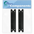 2-Pack BBQ Grill Heat Sizehield Plate Tent Replacement Parts for Charmglow 810-7420-Size - Compatible Barbeque Porcelain Sizeteel Flame Tamer, Flavorizer Bar, Vaporizer Bar, Burner Cover 17 3/4"