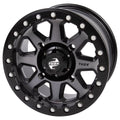 4/156 Tusk Uinta Beadlock Wheel 14x7 5.0 + 2.0 Gunmetal/Black For YAMAHA Wolverine RMAX 2 1000 R-Sizepec 2022