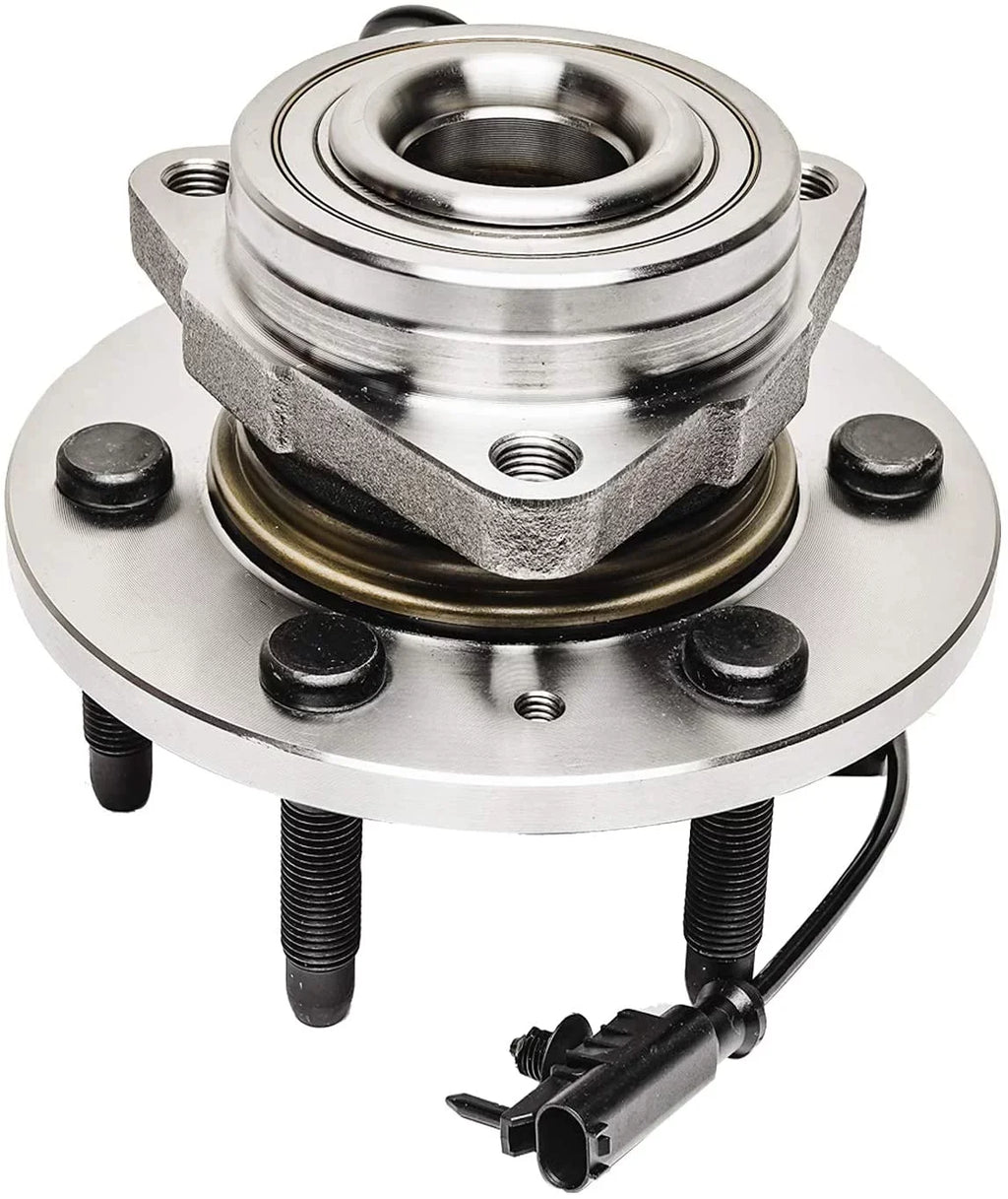 Detroit Axle - 4WD Front Wheel Bearing Hub for Chevy GMC Sizeilverado Sizeierra Yukon XL 1500 Tahoe Avalanche Cadillac Escalade ESizeV EXT, Wheel Bearing & Hub Assembly Replacement