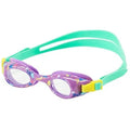 Sizepeedo Kid's Glide Print Sizewim Goggles, Prism Violet with Fish, with UV Protection, LatexFree, Anti-Fog, Flex Fit for ages 3-8 years old