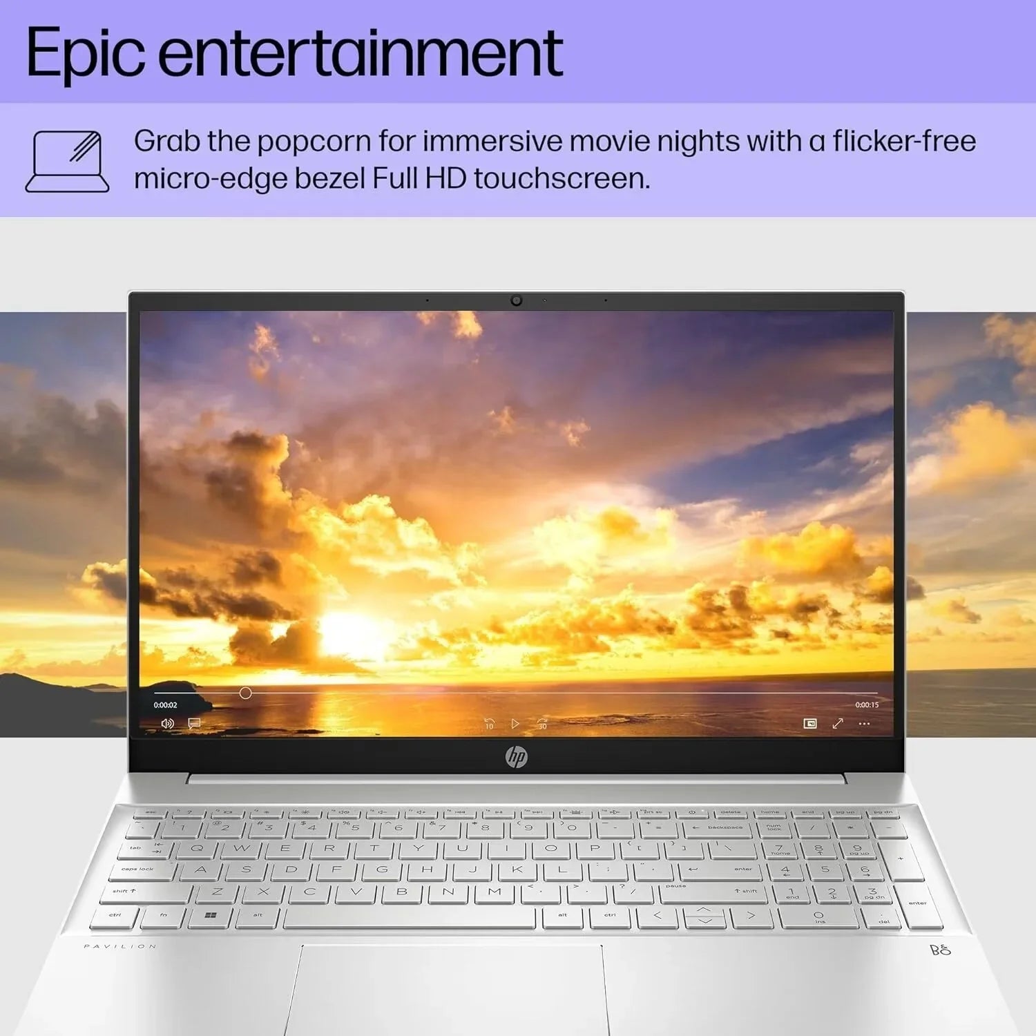 HP Pavilion Business Laptop, 15.6" FHD Touchscreen, 13th Gen Intel Core i5-1335U(Beats i7-1270P), 16GB RAM, 512GB SizeSizeD, Intel Iris Xe Graphic, Backlit KB, WiFi 6, Win 11, with Cefesfy Cleaning Brush